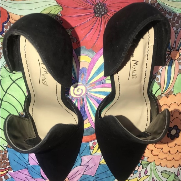 Black sued pumps - Picture 4 of 8